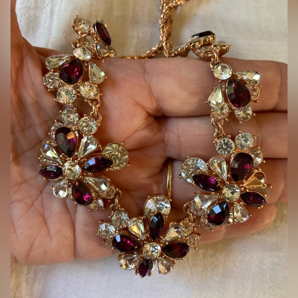 Charter Club Jewelry - Charter Club Jeweled Floral Design Necklace‎